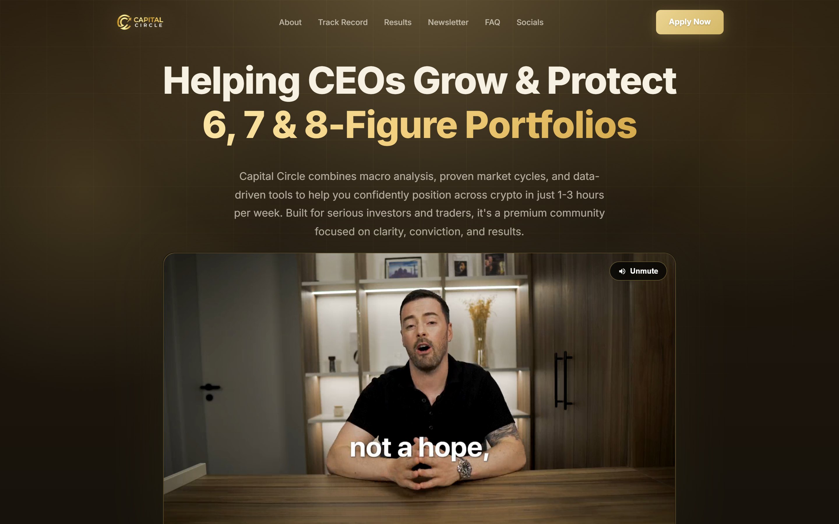 capitalcircle.io home page